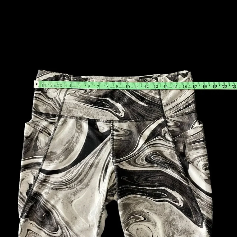 Xersion Women's High Rise Ankle Leggings \ Black & Gray SZ/XLP